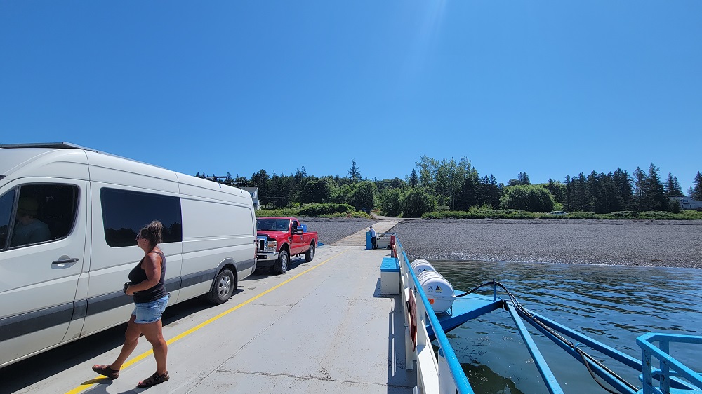 On the Campobello Island to Deer Island ferry