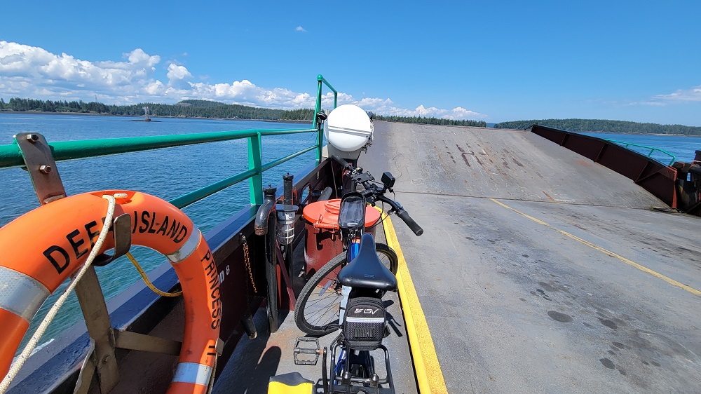 On the Deer Island to L’Etete ferry