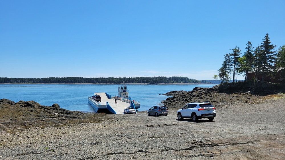 Getting off at Deer Island