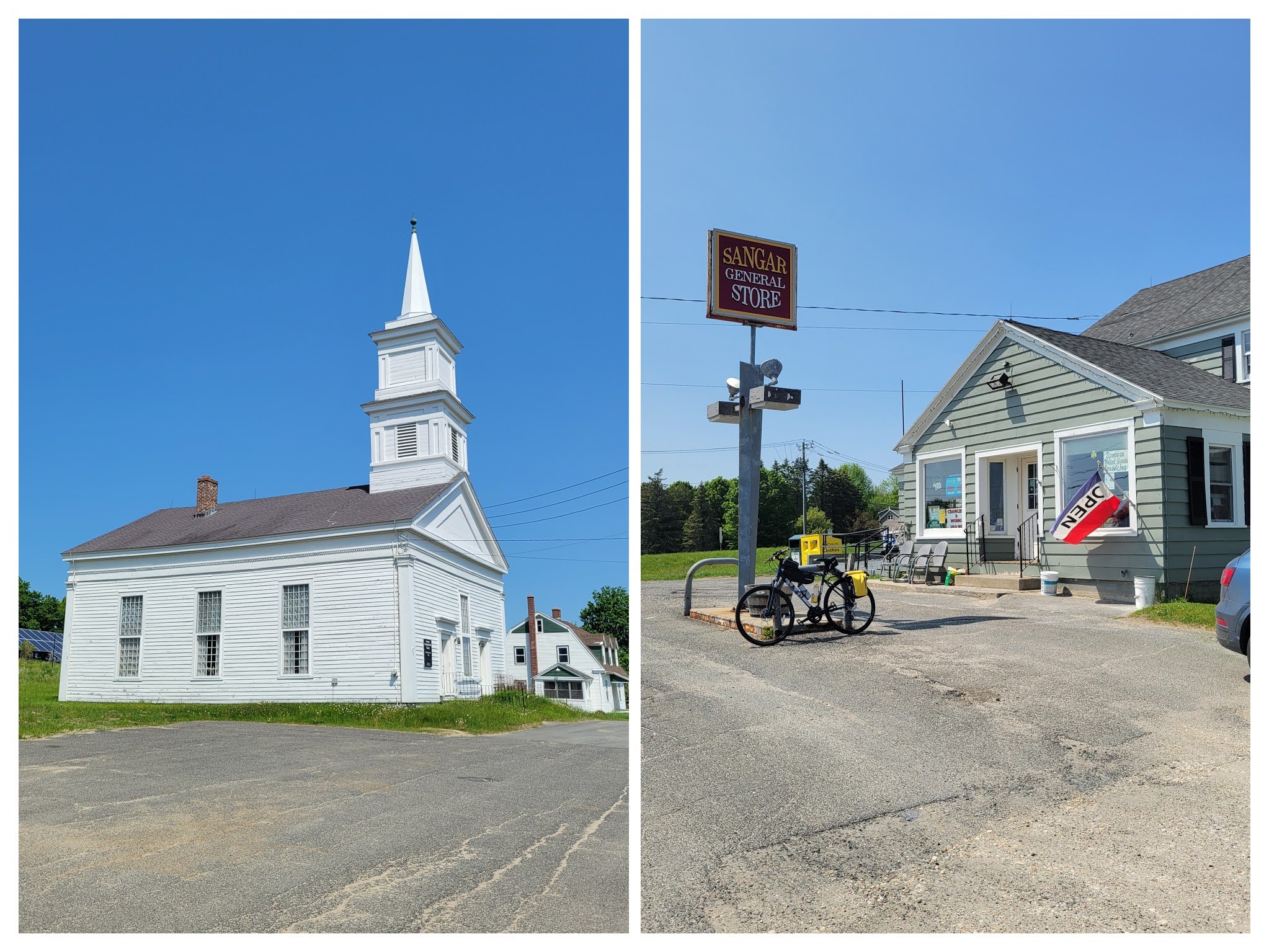 Windsor Congregation Hall, and the Sangar General Store