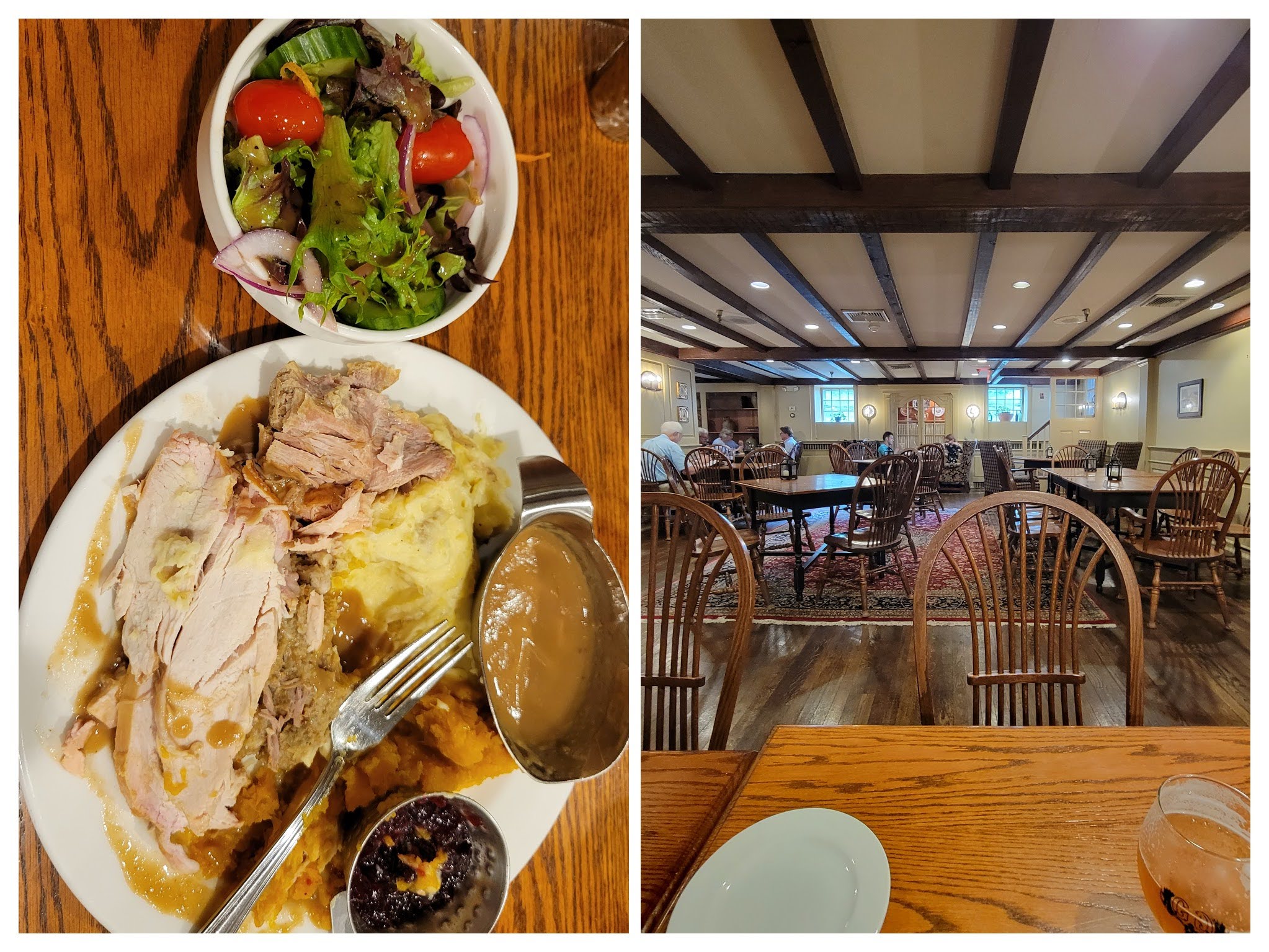 Thanksgiving Turkey Dinner at the Publick House Historic Inn, Sturbridge, MA