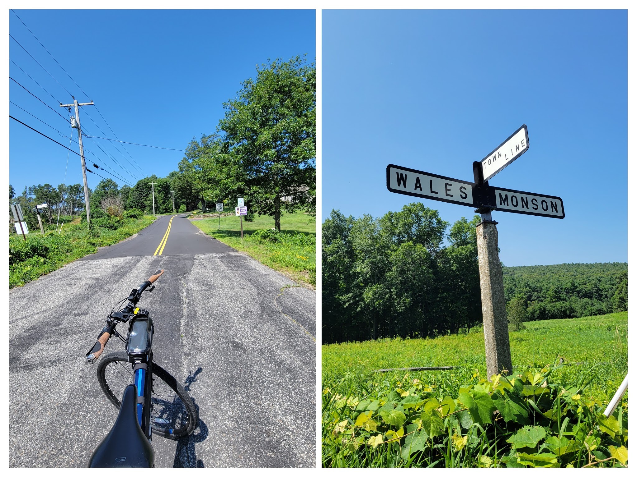 Border between Wales and Monson