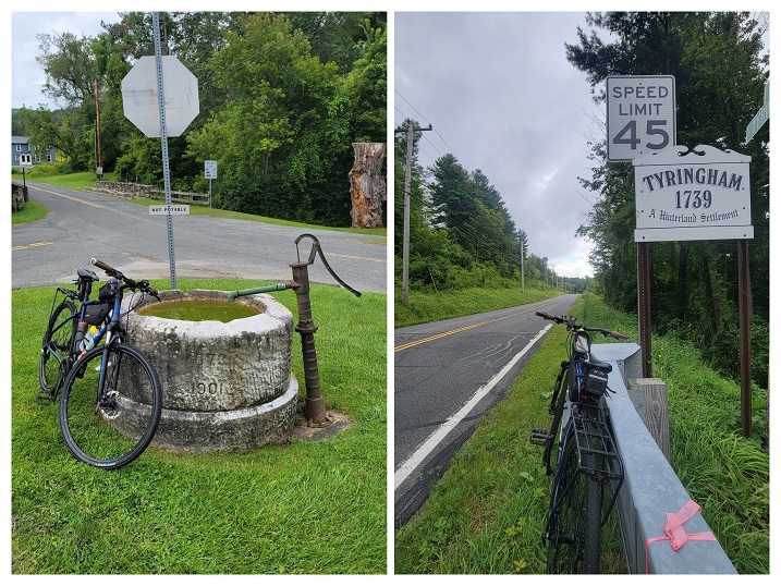 Well in the center of Tyringham town